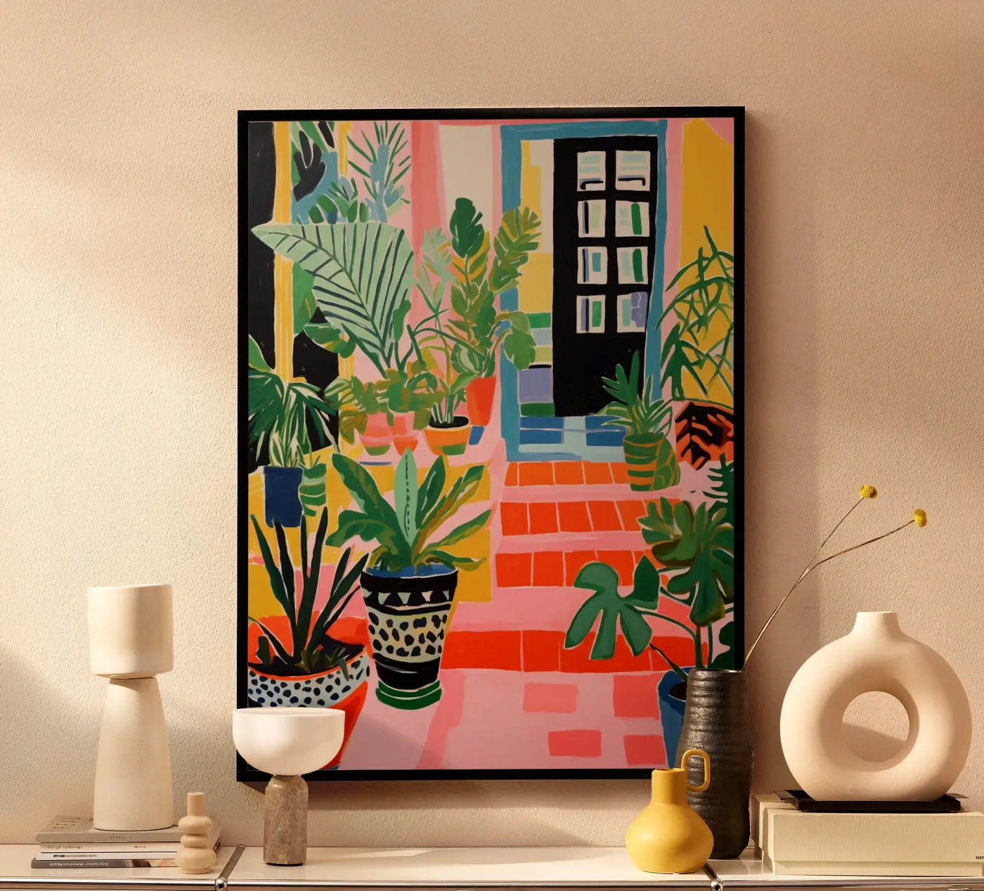 Patio poster van Artsy Bessy
