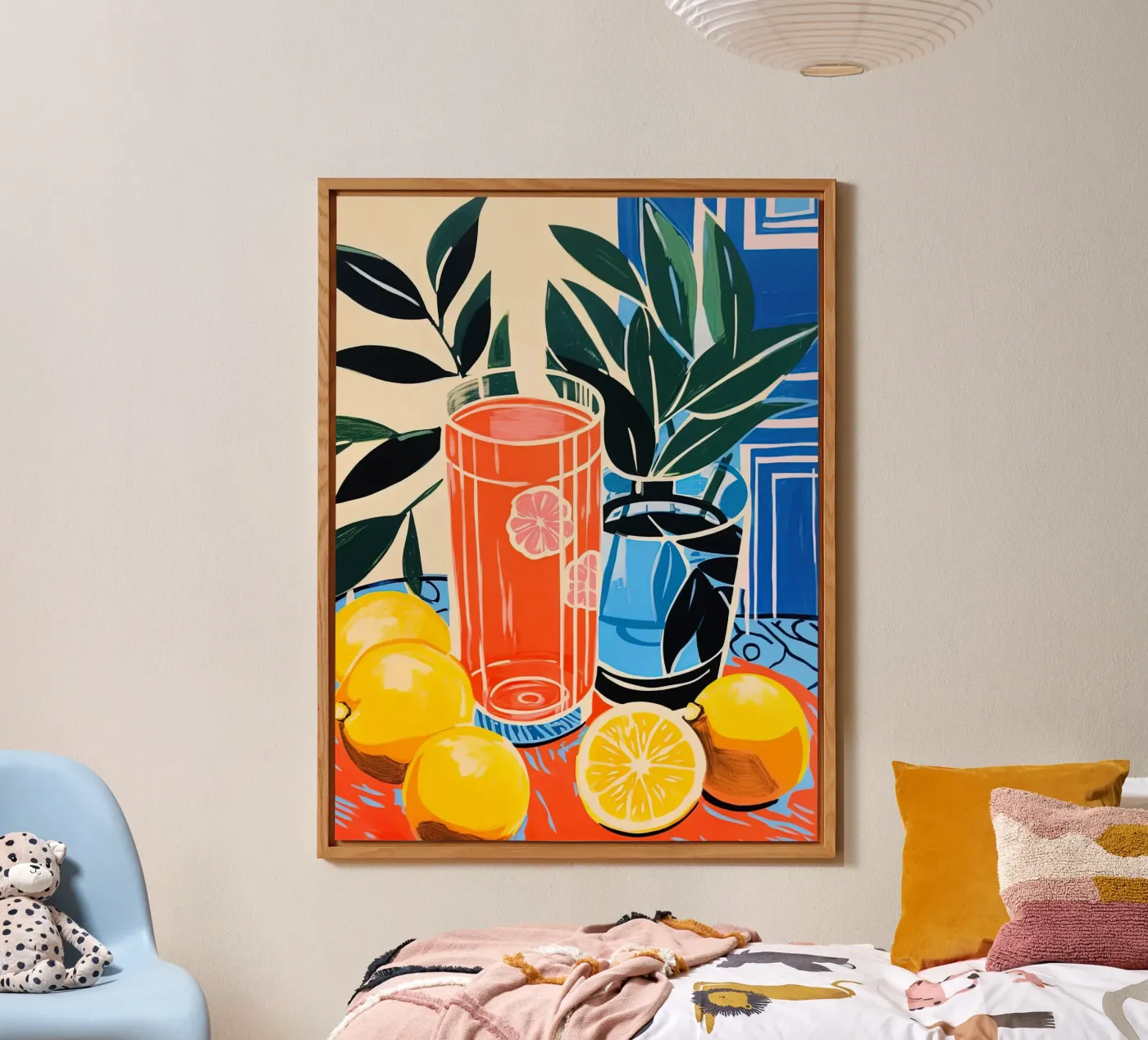 Oranges Forex-Platte von Artsy Bessy