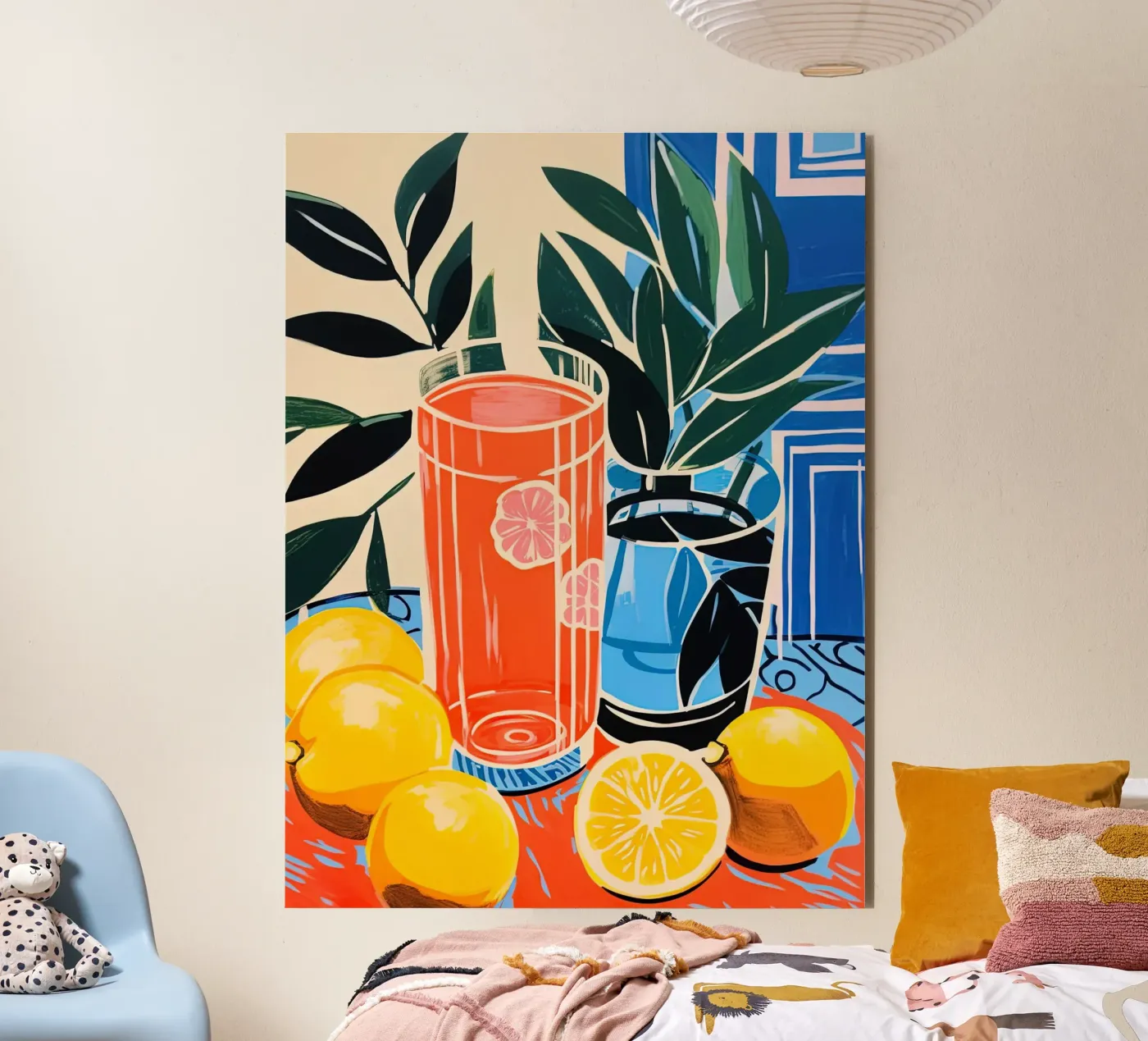 Oranges Forex-Platte von Artsy Bessy