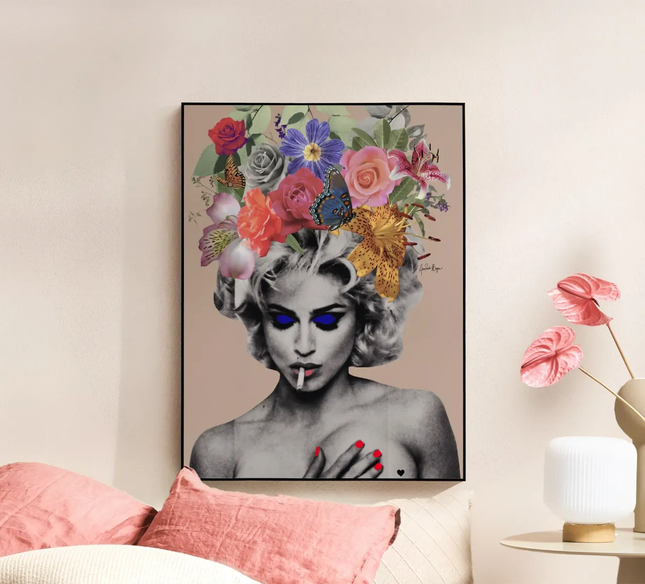 M de Madonna plexiglass da Ana Paula Hoppe