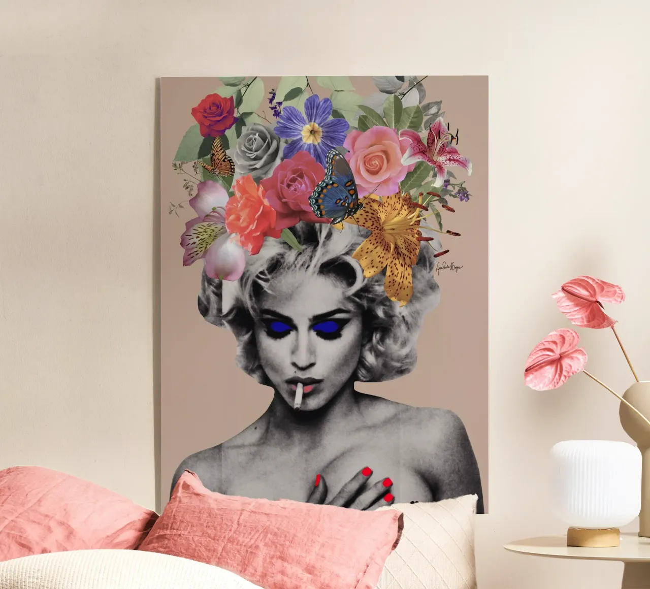 M de Madonna plexiglass da Ana Paula Hoppe