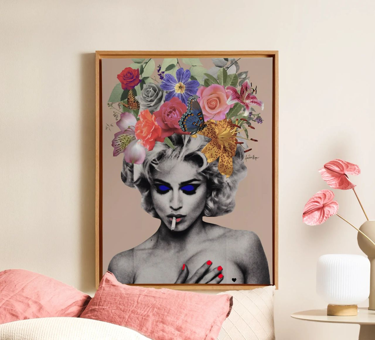 M de Madonna Leinwand von Ana Paula Hoppe