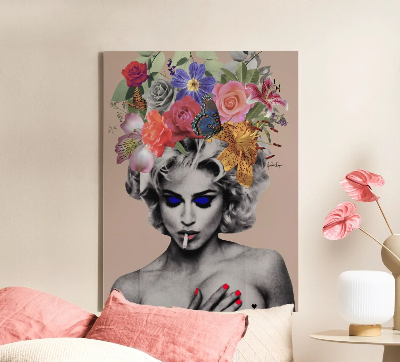 M de Madonna Leinwand von Ana Paula Hoppe