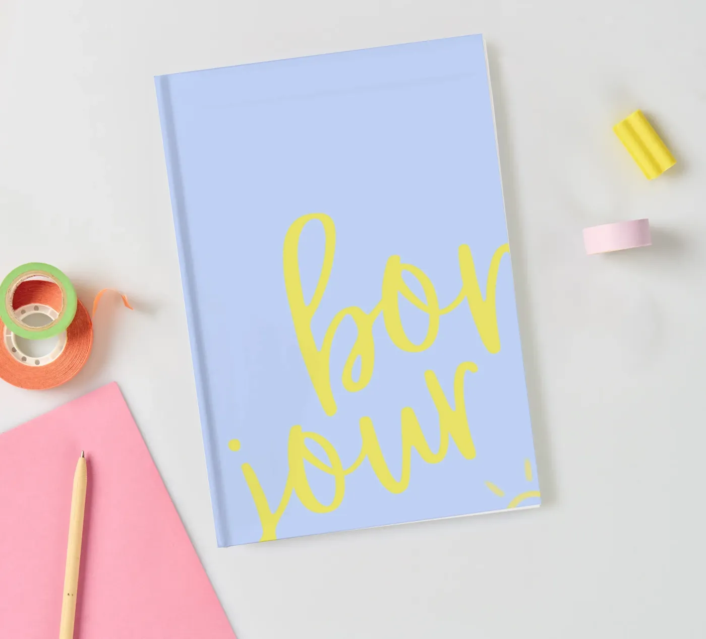 Bonjour Sunshine - Impression pastel carnet de Roamance Studio