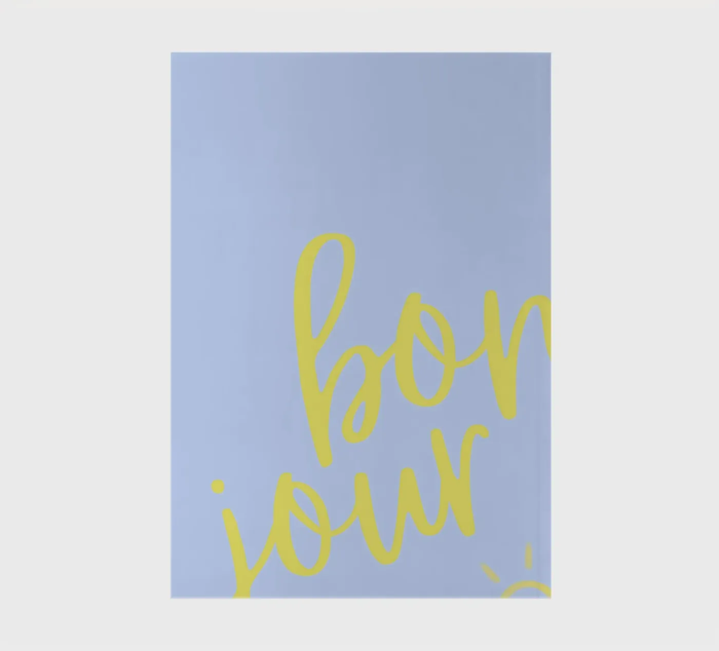 Bonjour Sunshine - Impression pastel carnet de Roamance Studio
