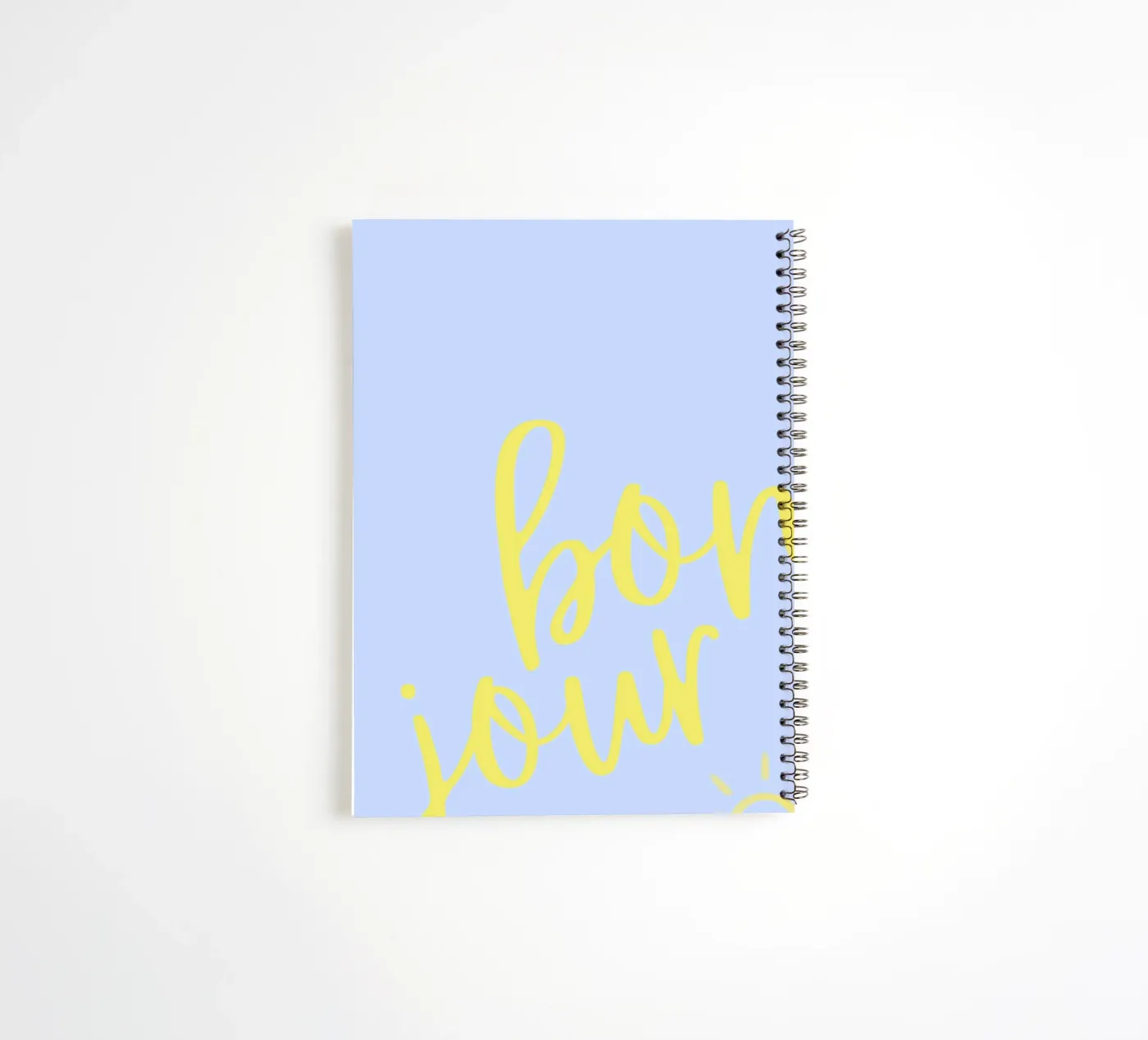 Bonjour Sunshine - Impression pastel carnet à spirale de Roamance Studio