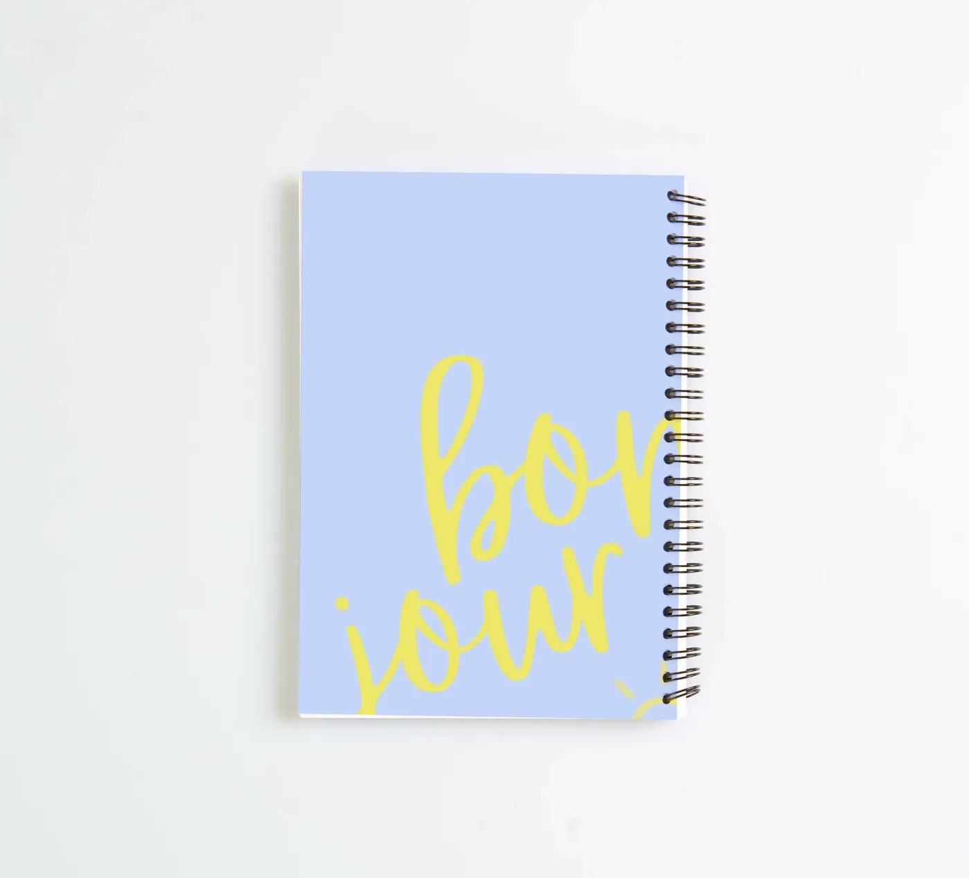 Bonjour Sunshine - Impression pastel carnet à spirale de Roamance Studio