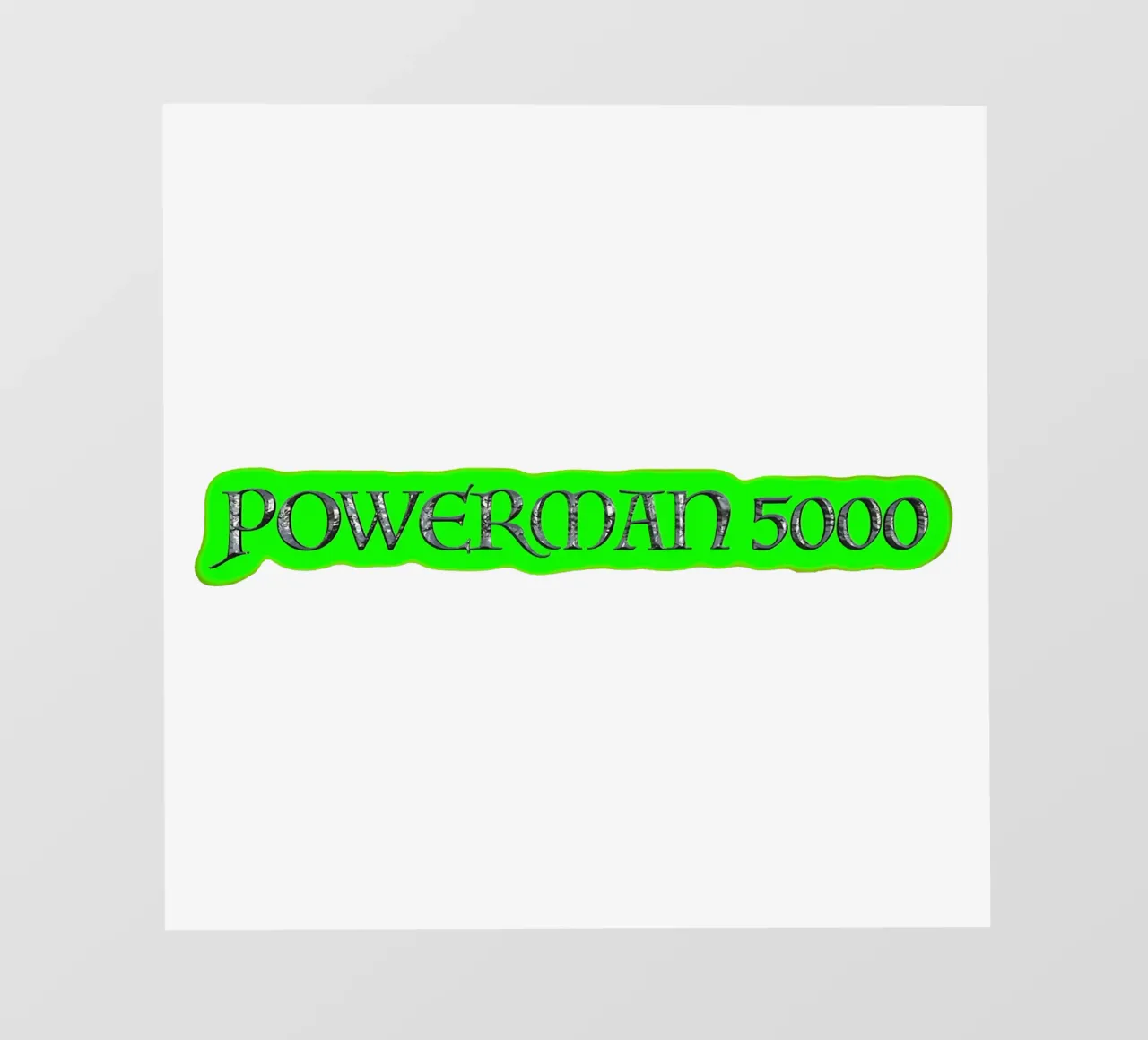 Neon Powerman 5000 Text pellicola backlit da MR.A
