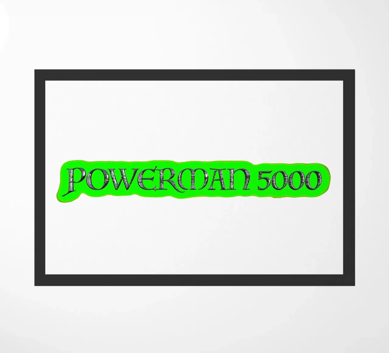 Neon Powerman 5000 Text zerbino da MR.A