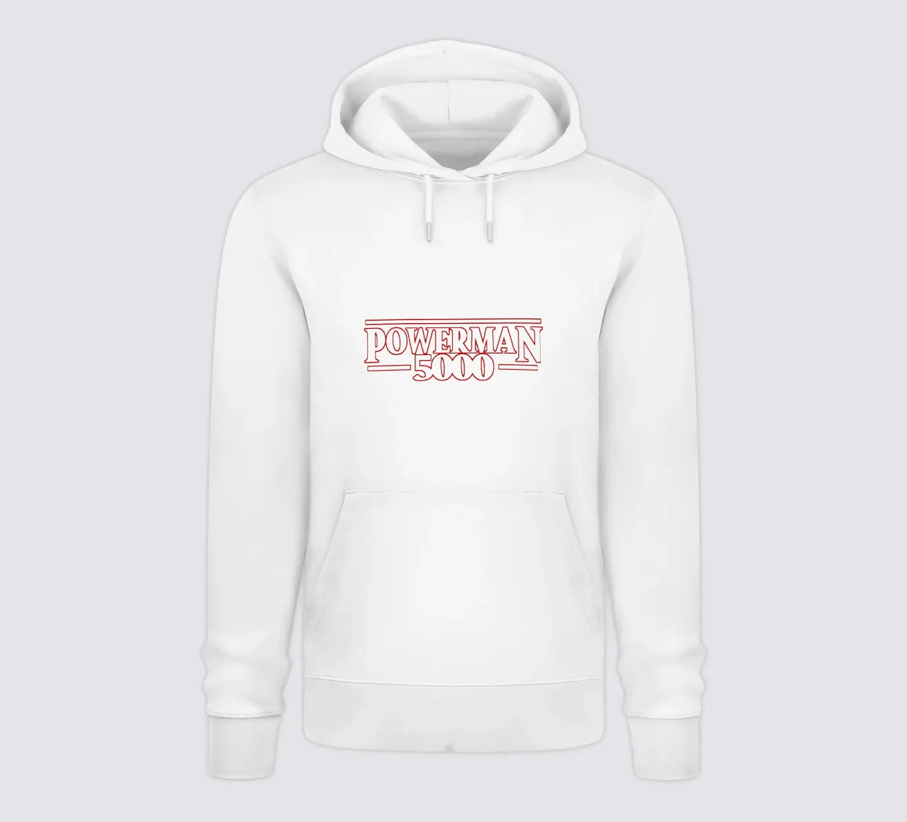 Red Powerman 5000 Typography felpa con cappuccio da MR.A