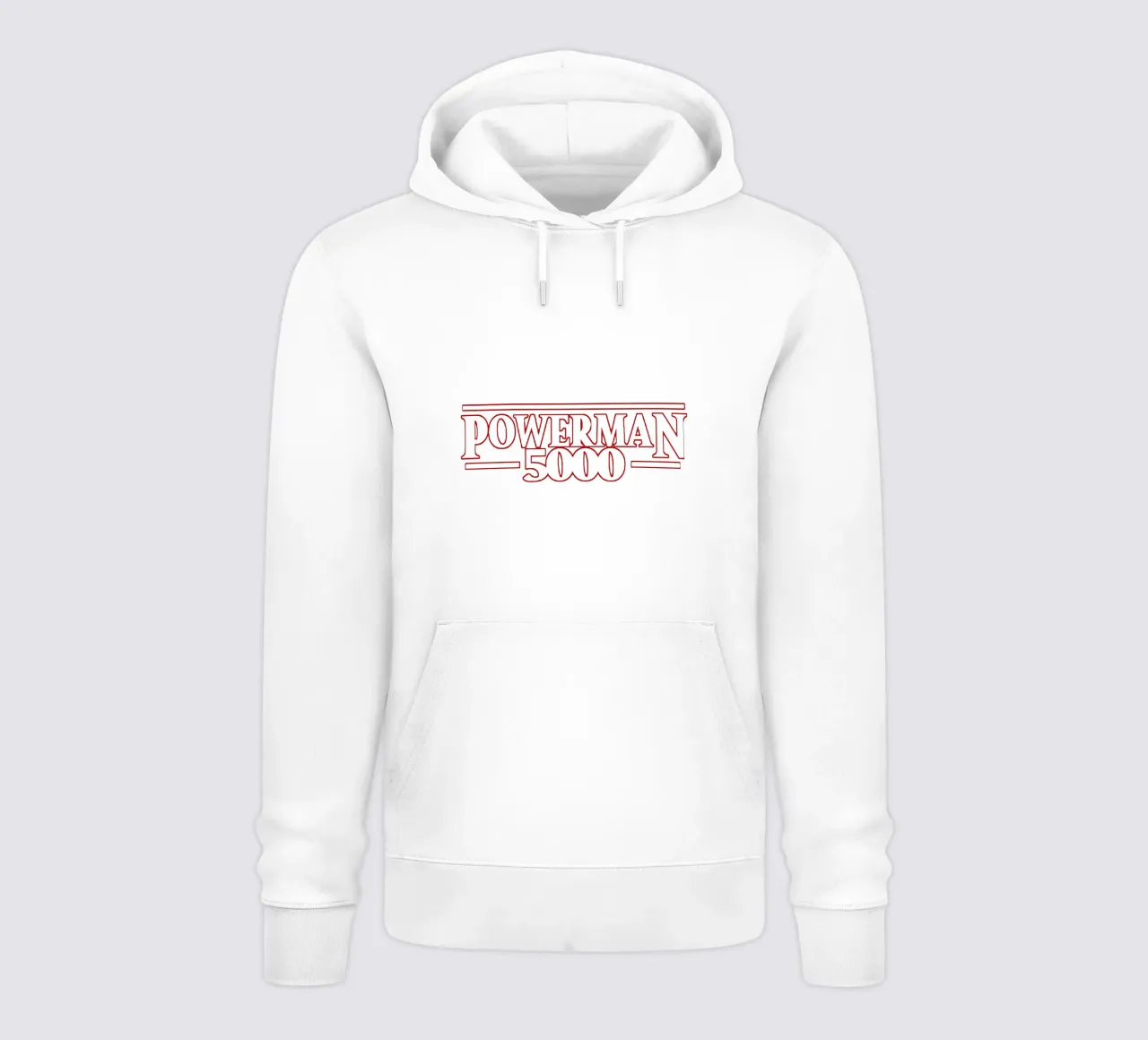 Red Powerman 5000 Typography felpa con cappuccio da MR.A