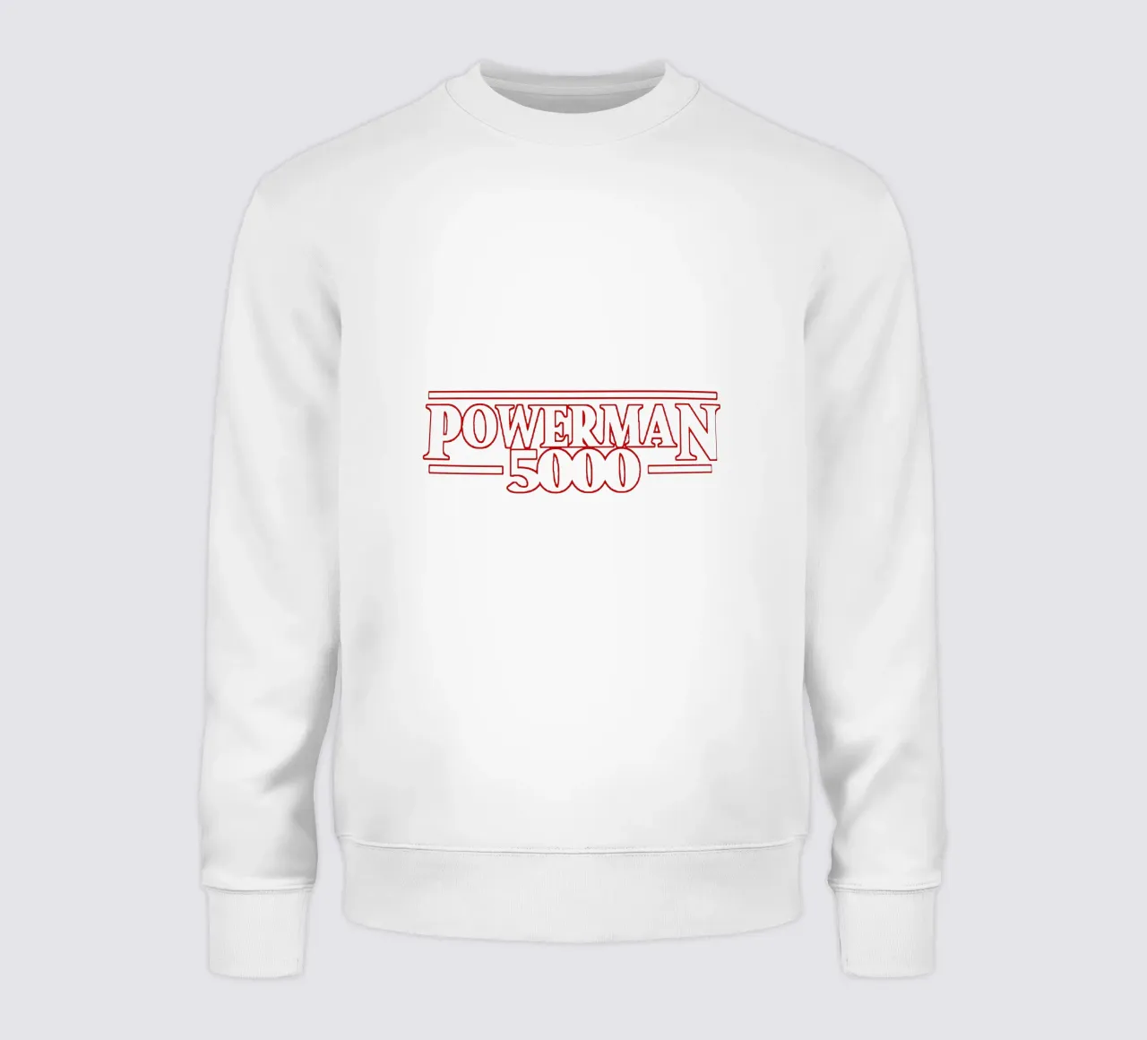 Red Powerman 5000 Typography sweatshirt van MR.A