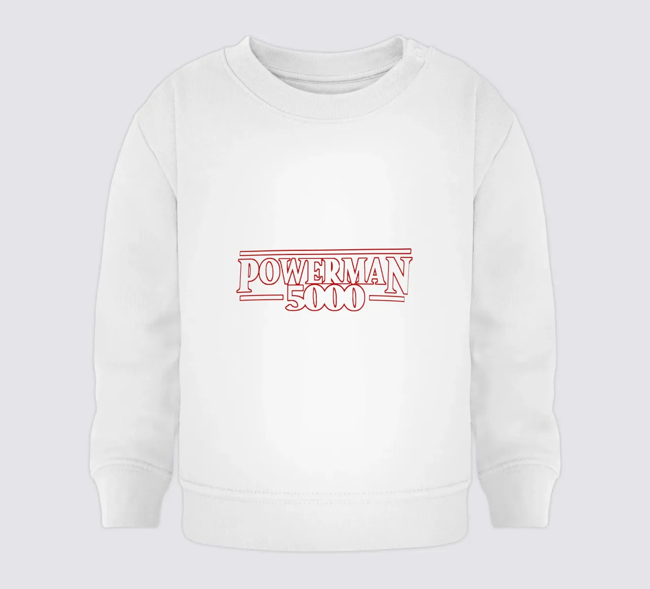 Red Powerman 5000 Typography felpa neonato da MR.A