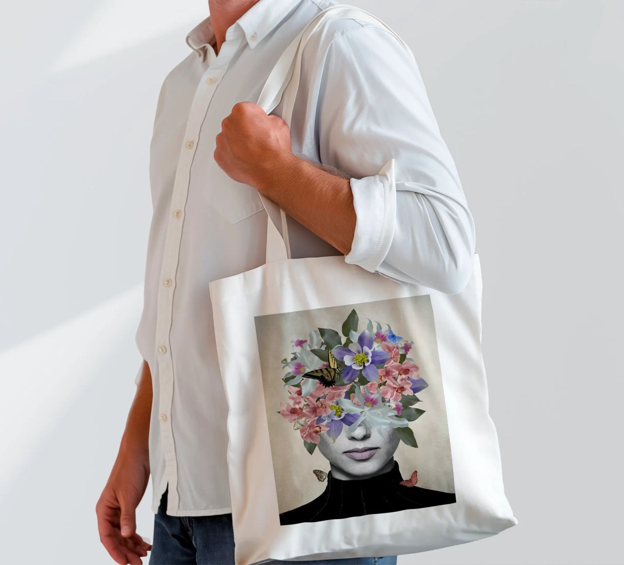 Manhattan Vibes borsa in juta da Ana Paula Hoppe