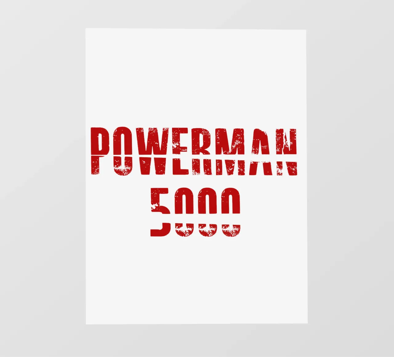 Red Powerman 5000 Split telo in pvc da MR.A