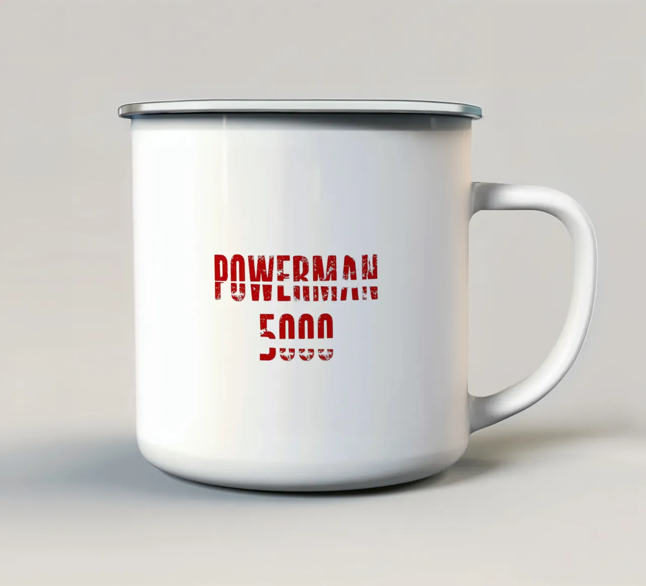 Red Powerman 5000 Split tazza in smalto da MR.A