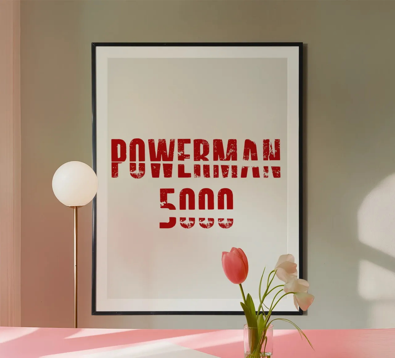 Red Powerman 5000 Split poster da MR.A