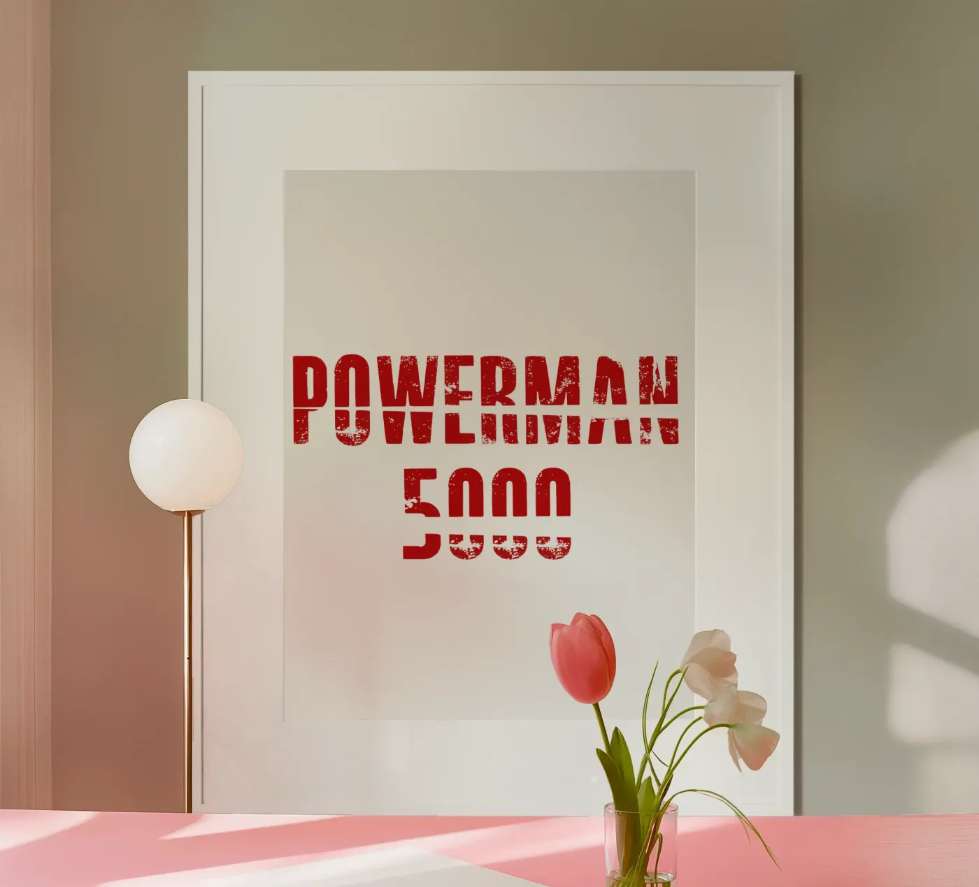 Red Powerman 5000 Split poster by MR.A