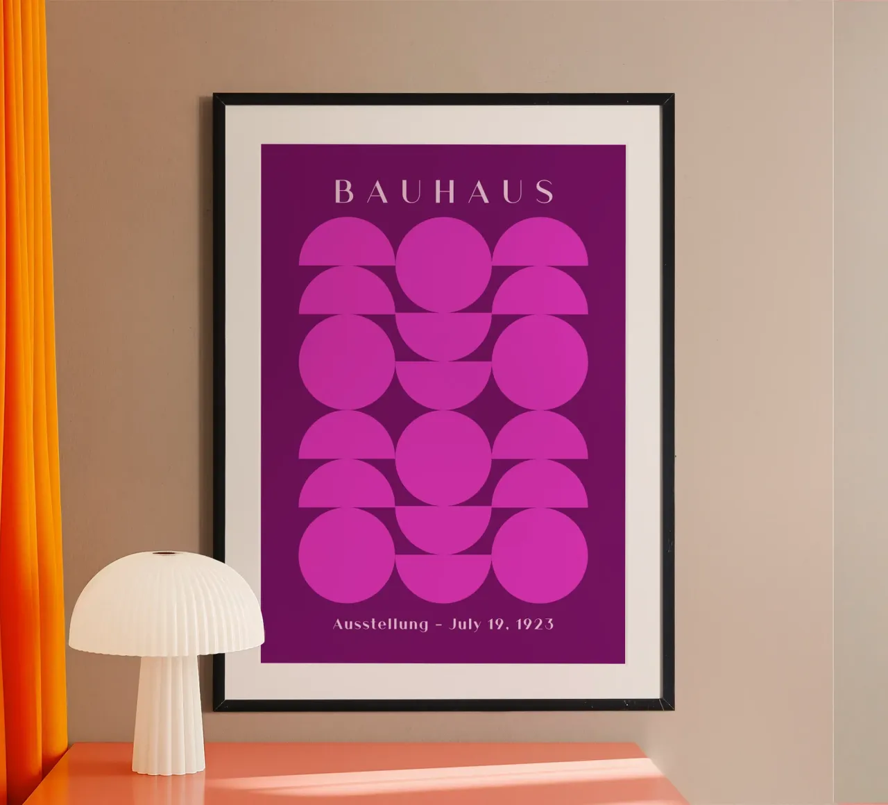 Forme magenta e rosa poster da The Look