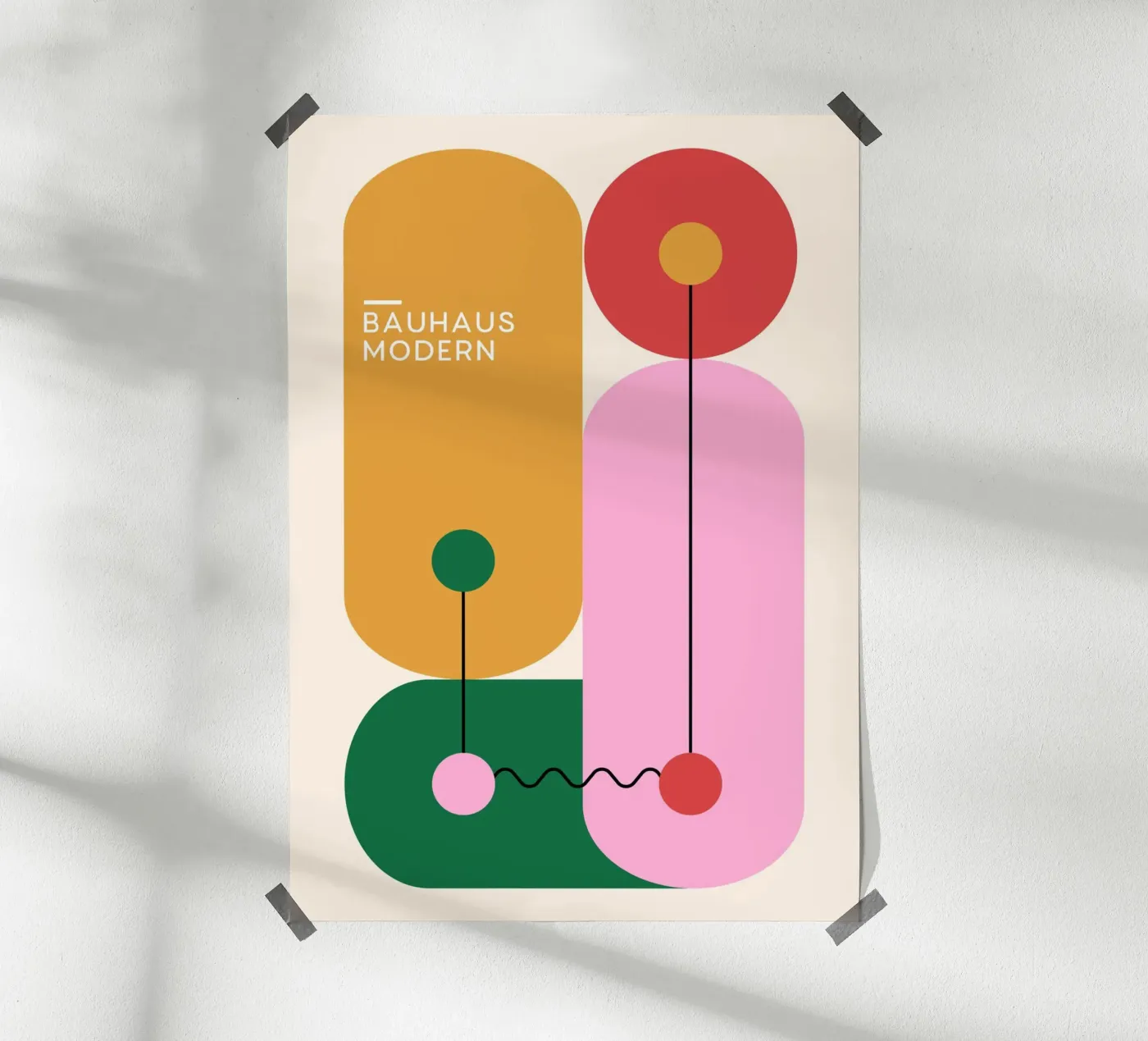 Geometric Shapes poster van The Look