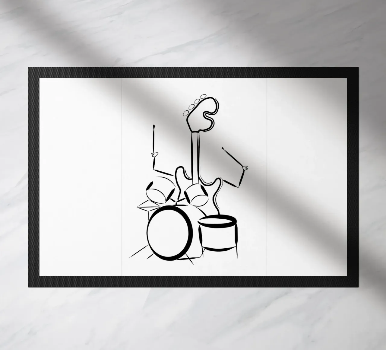 Batteria e basso zerbino da Piccola Serenata