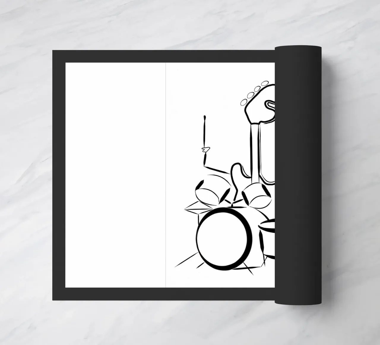 Batteria e basso zerbino da Piccola Serenata