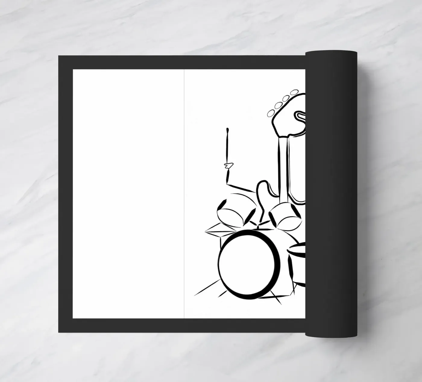 Batterie et basse paillasson de Piccola Serenata