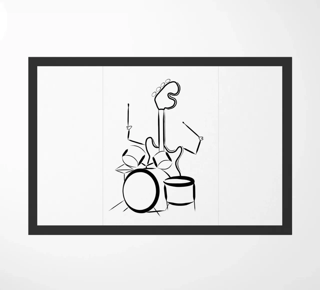 Batteria e basso zerbino da Piccola Serenata