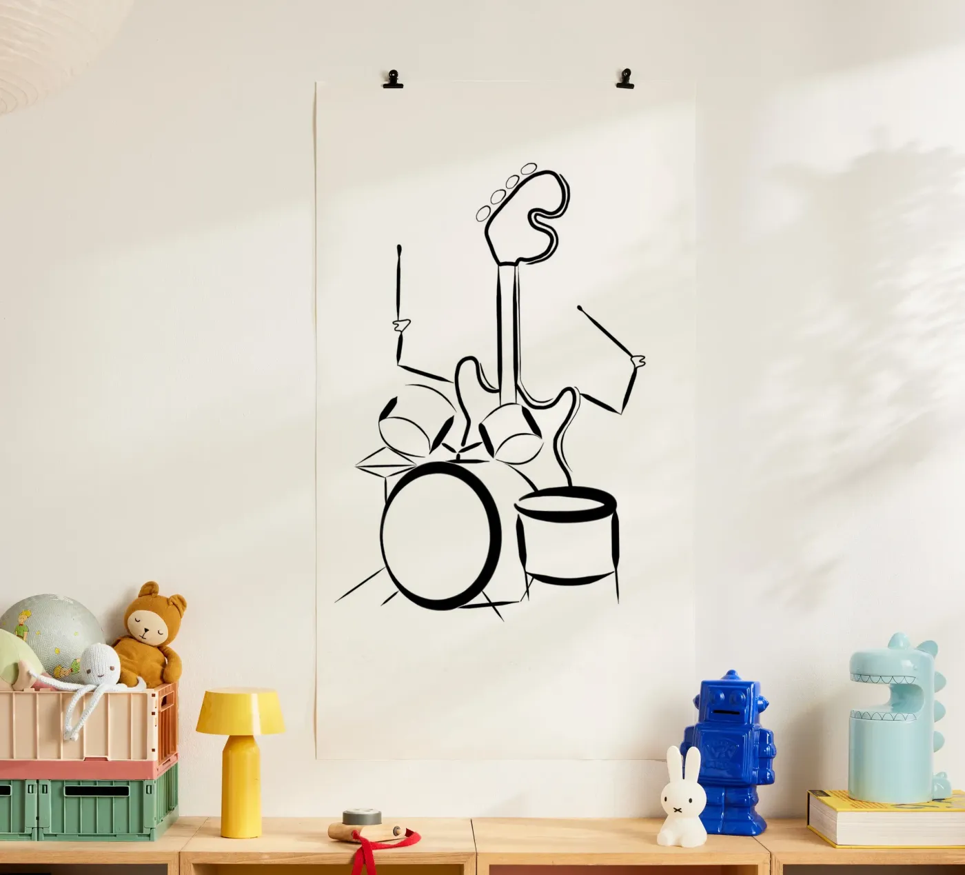 Drum en bas poster van Piccola Serenata