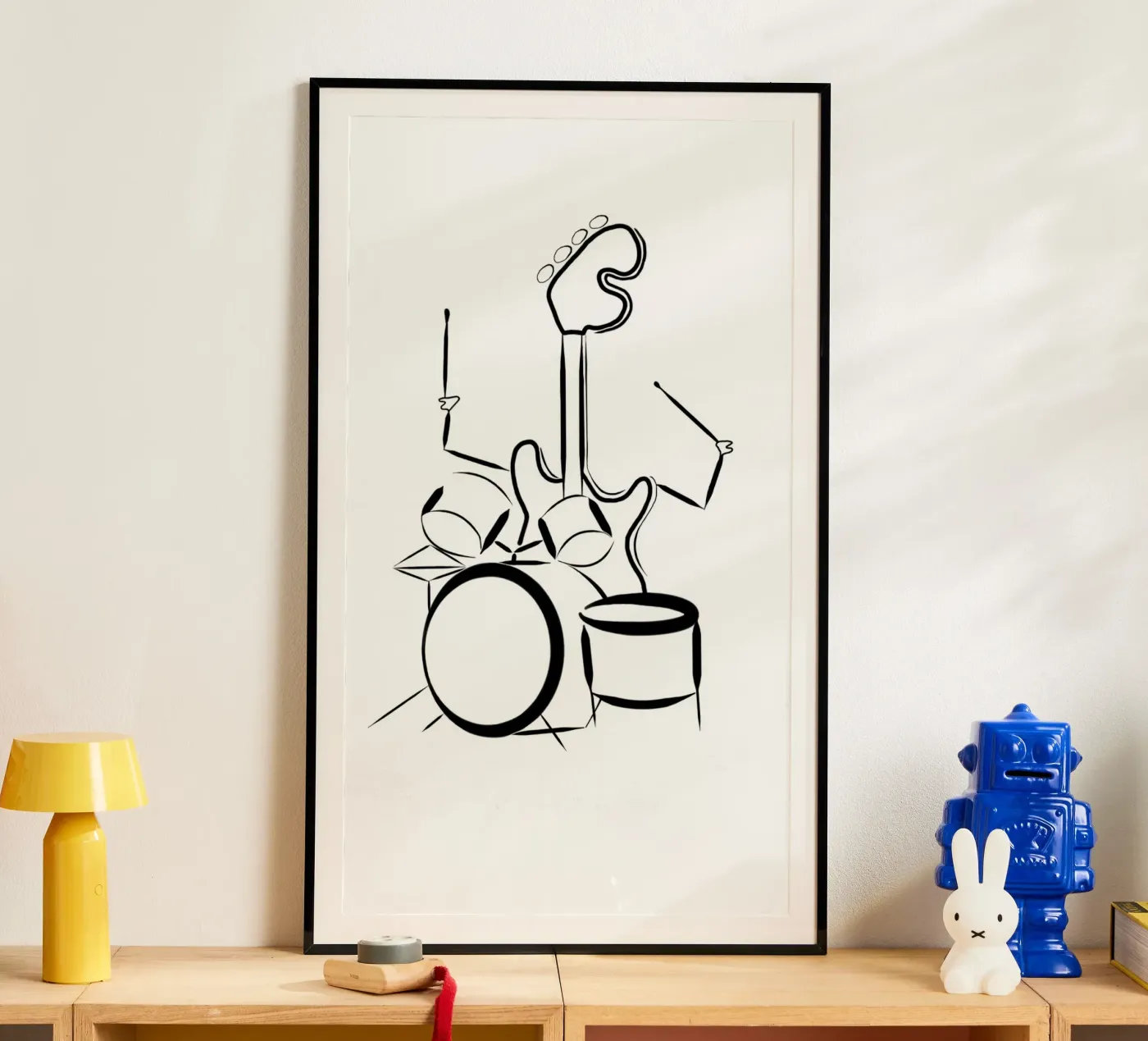 Drum en bas poster van Piccola Serenata