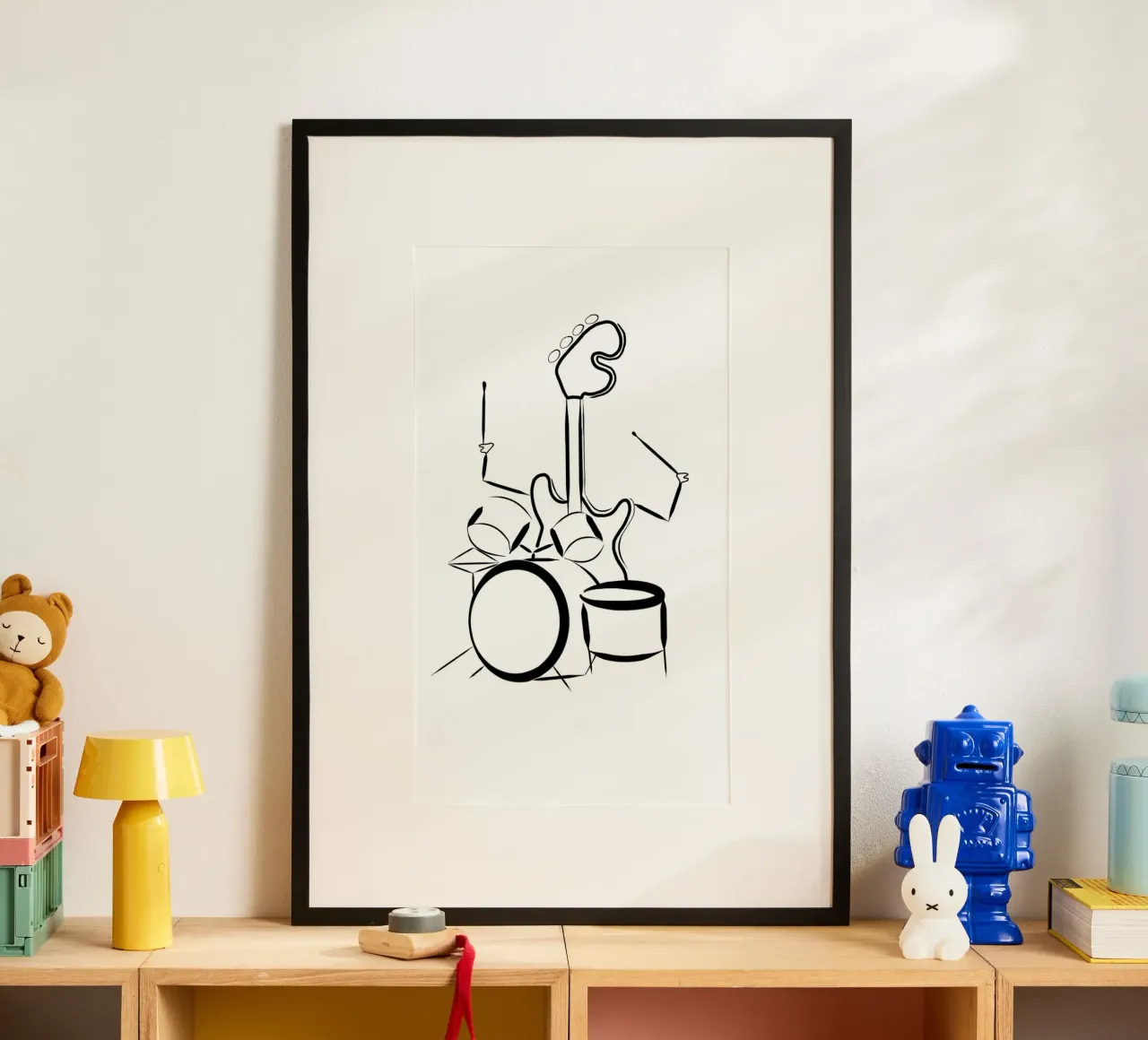 Batteria e basso poster da Piccola Serenata