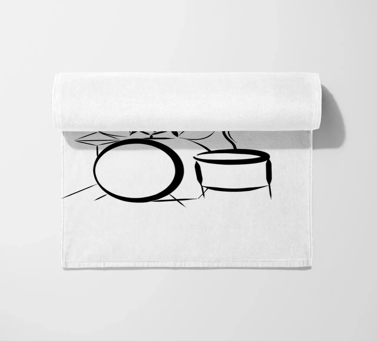 Batteria e basso telo mare da Piccola Serenata