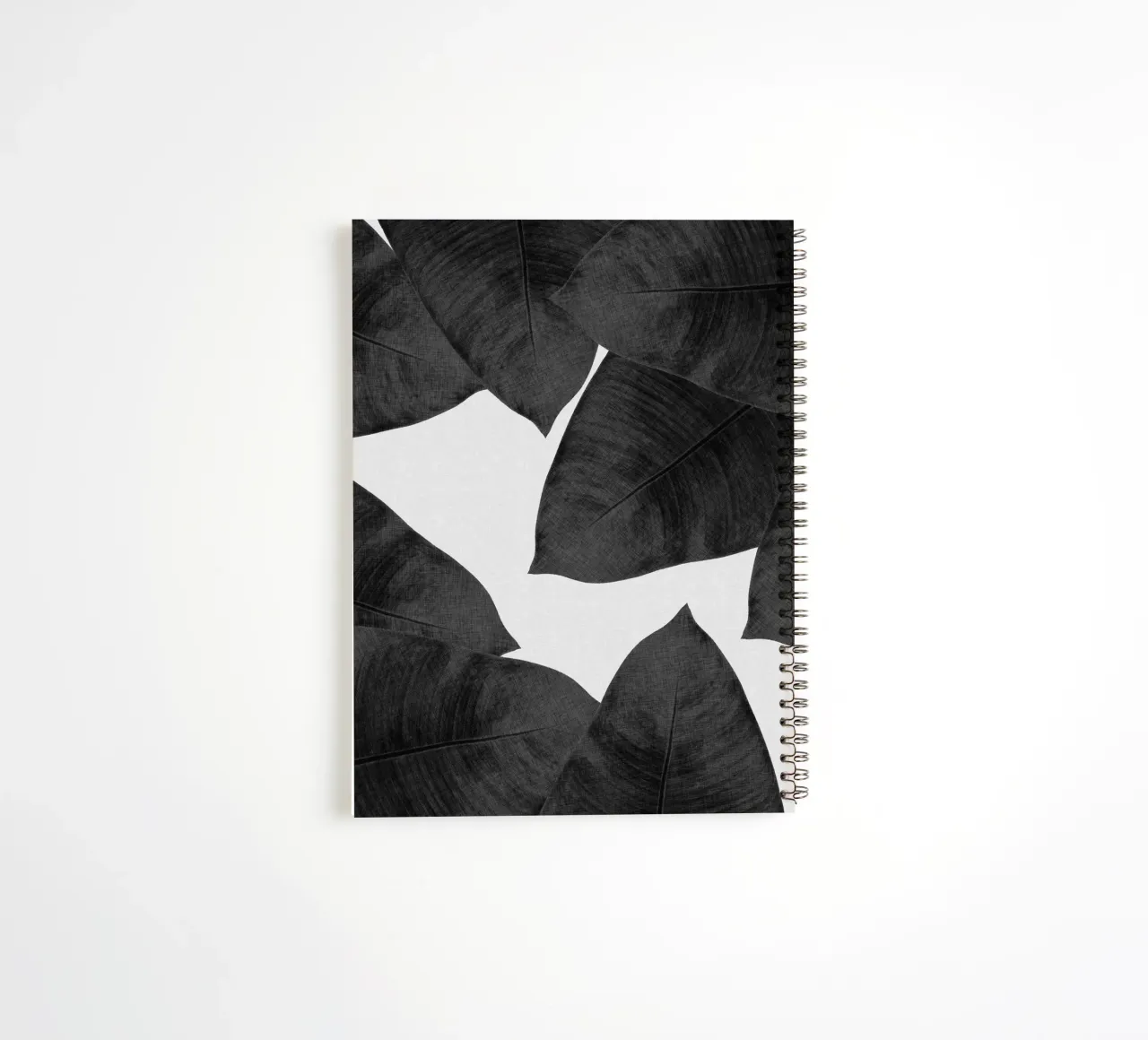 Bananenblatt Schwarz & Weiß II Ringbuch von Orara Studio