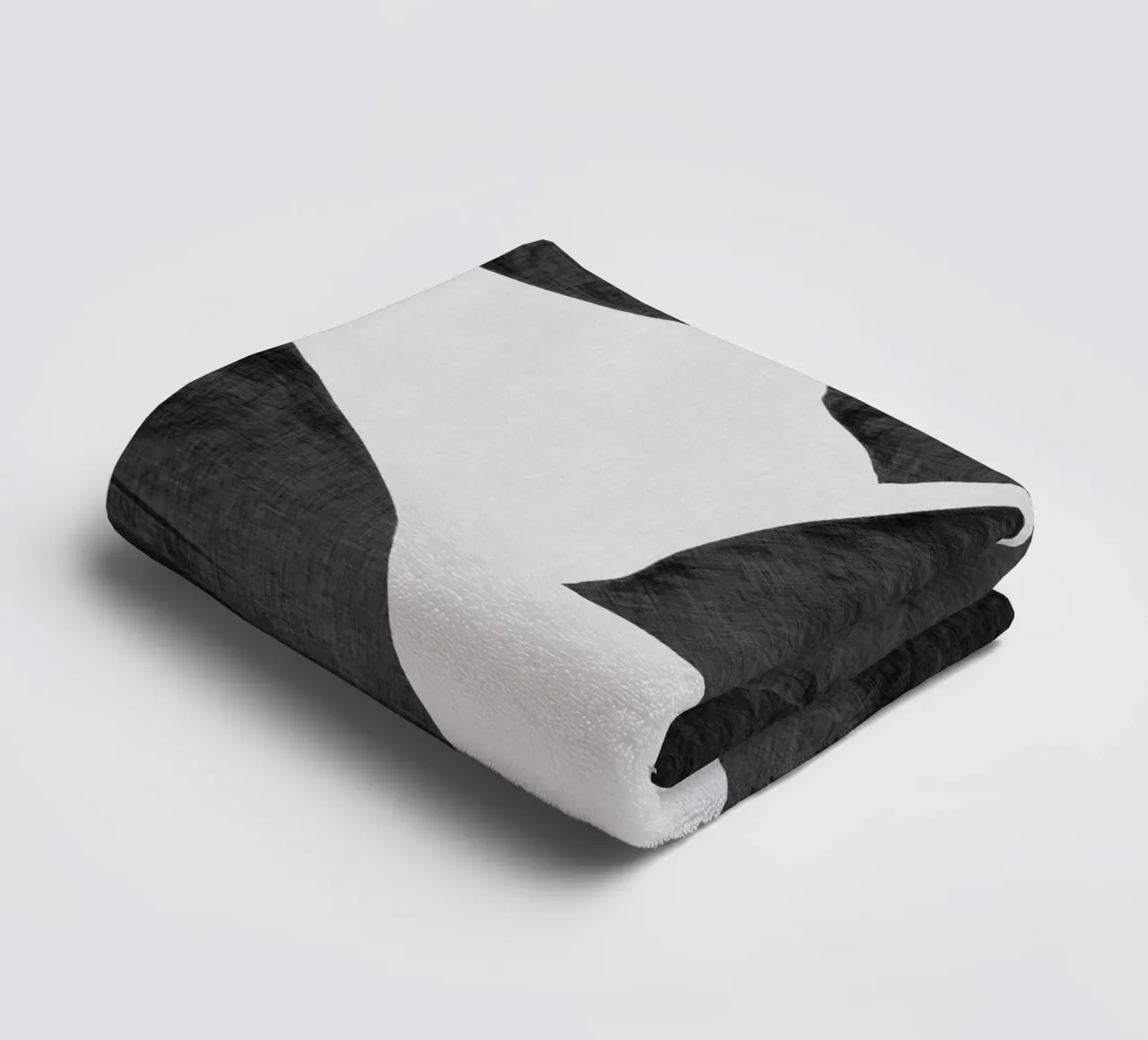 Foglia di banana in bianco e nero II asciugamano da bagno da Orara Studio