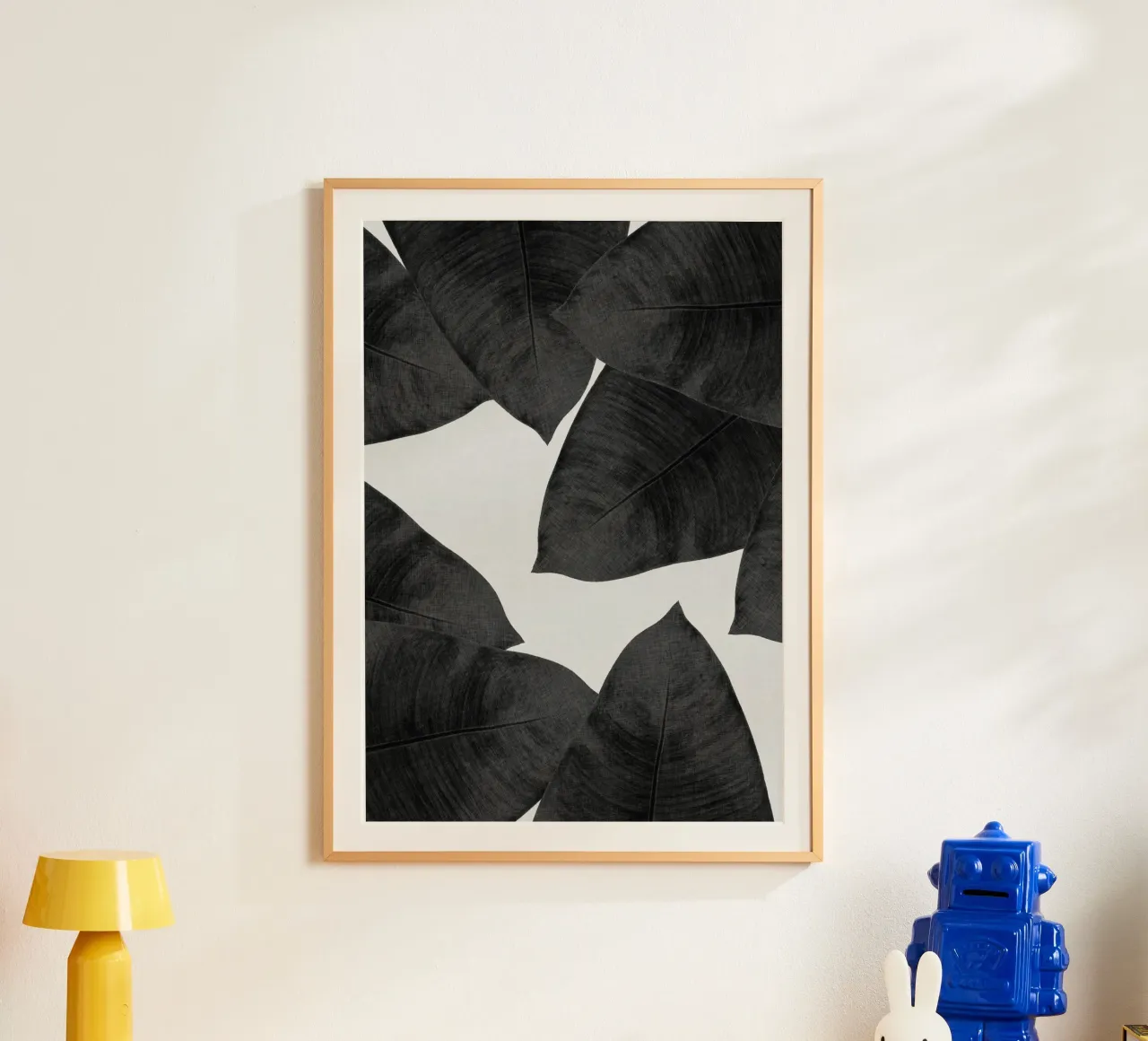 Foglia di banana in bianco e nero II carta hahnemühle da Orara Studio