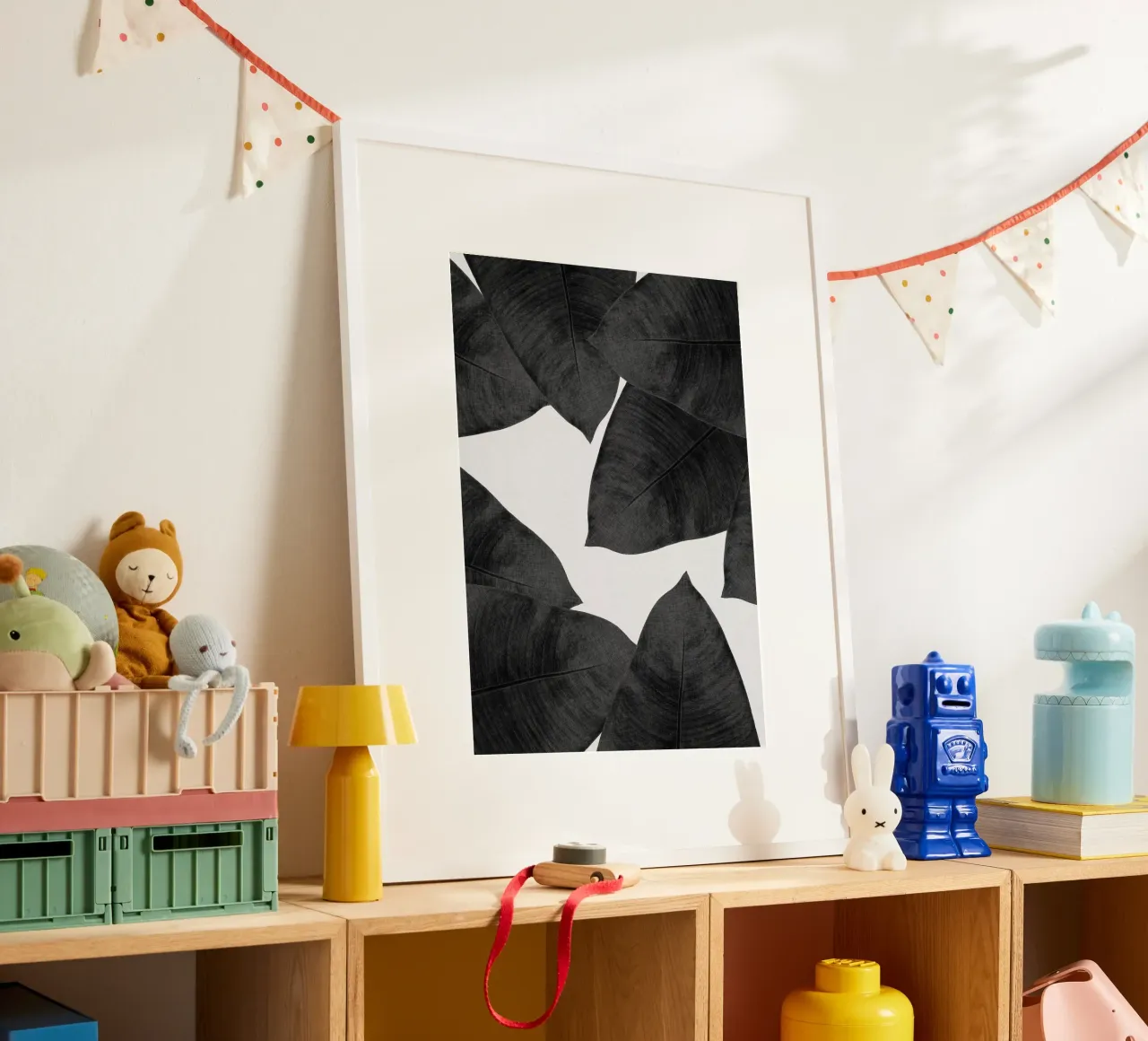 Foglia di banana in bianco e nero II carta hahnemühle da Orara Studio