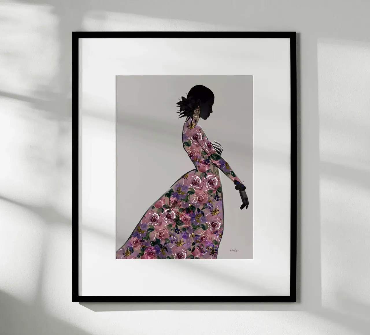 Midnight in Paris poster con telaio in legno da Ana Paula Hoppe