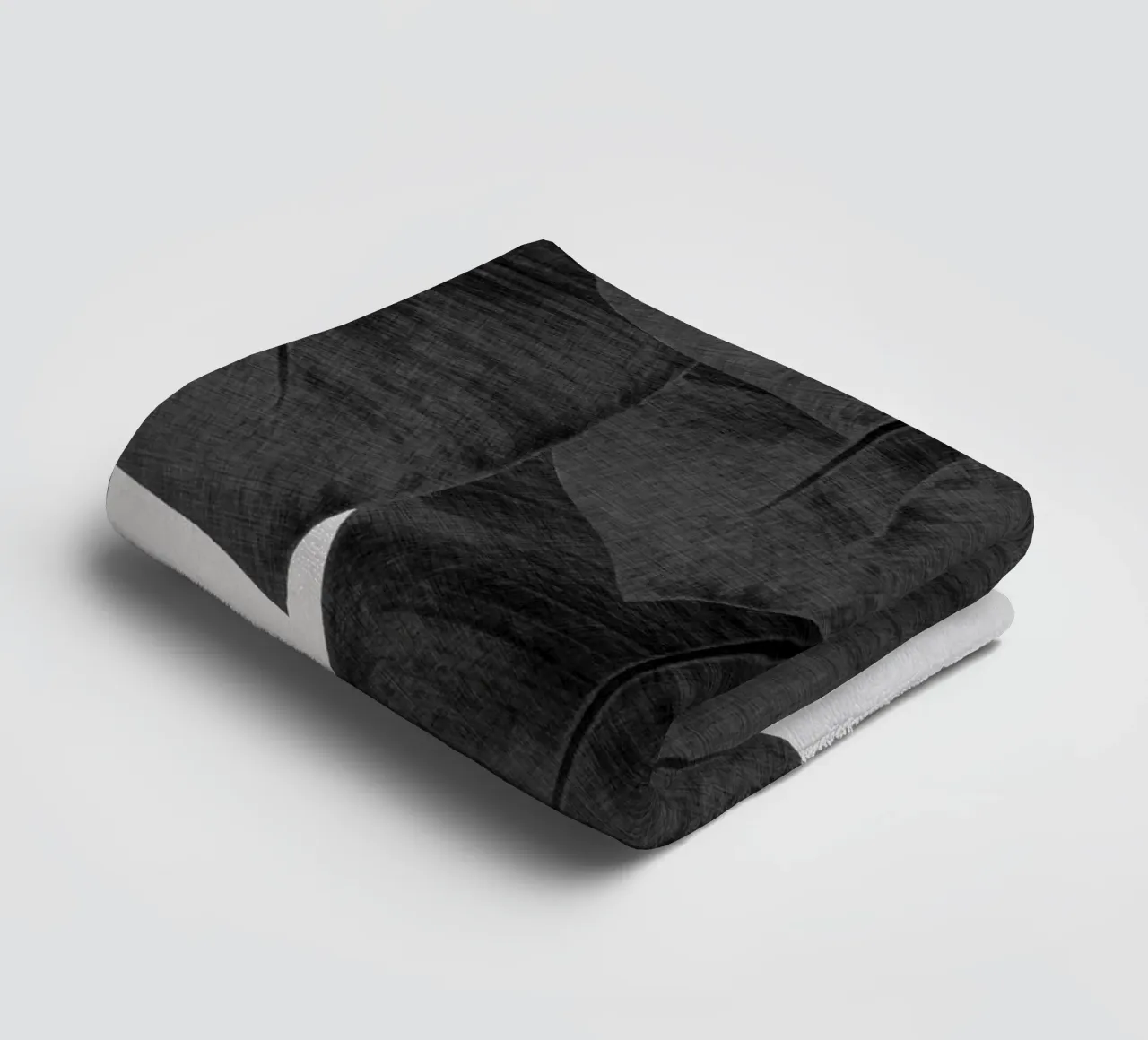 Banana Leaf Black & White III towel by Orara Studio