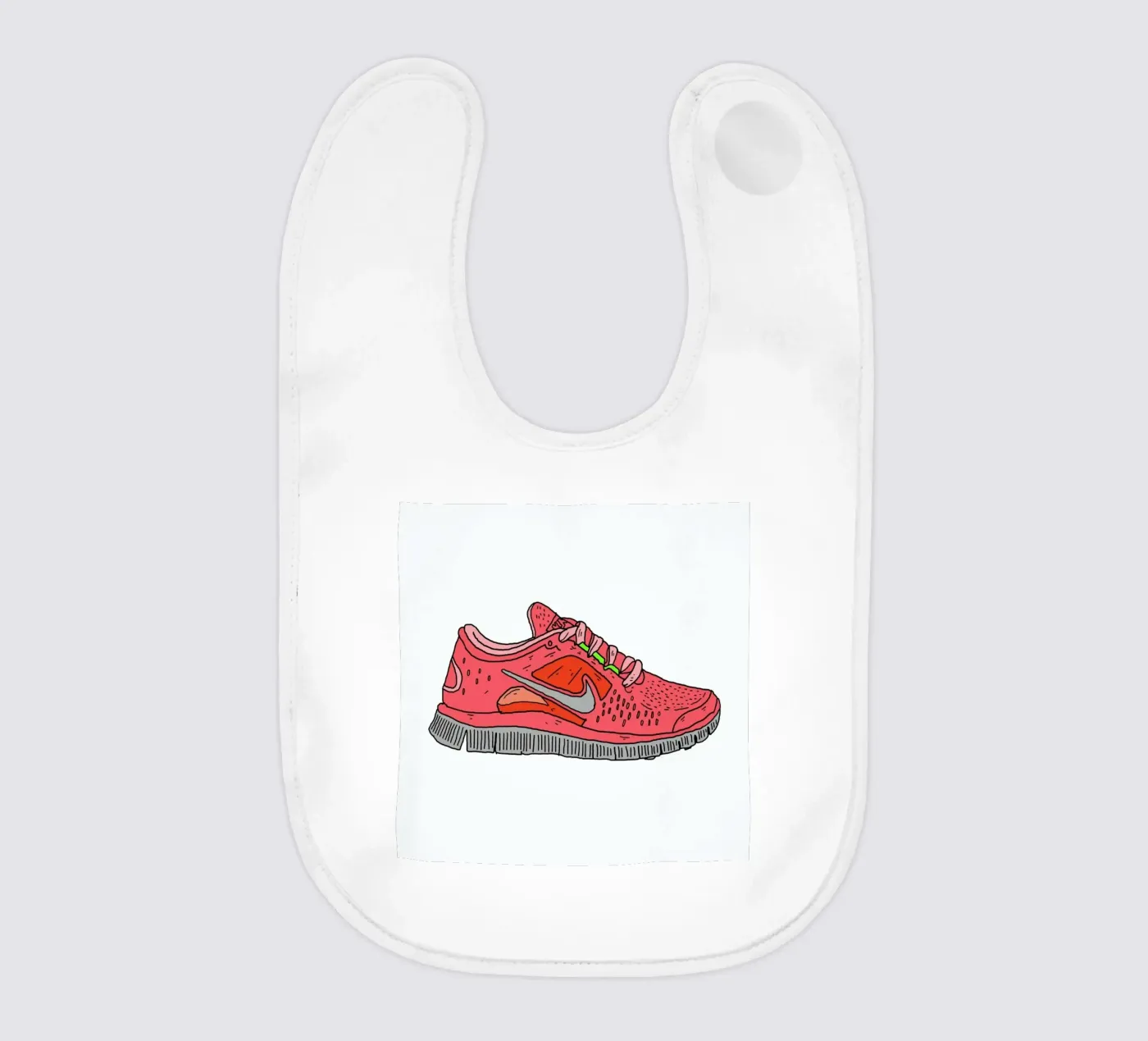 Freerun baby bib by Nick Cocozza