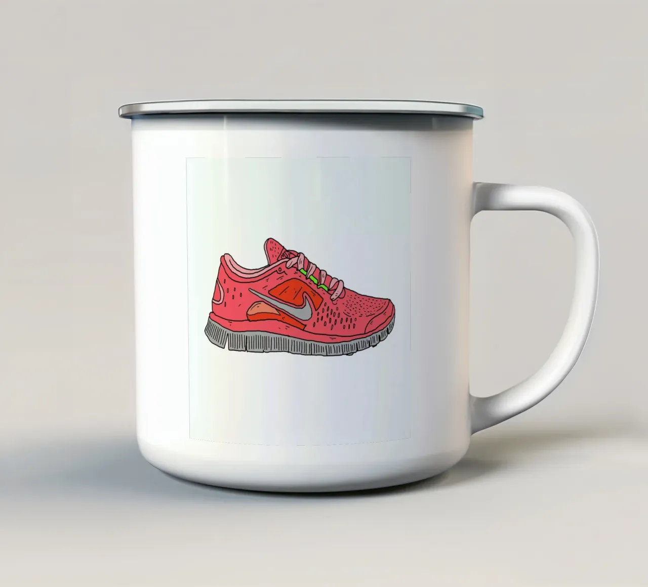Freerun tazza in smalto da Nick Cocozza