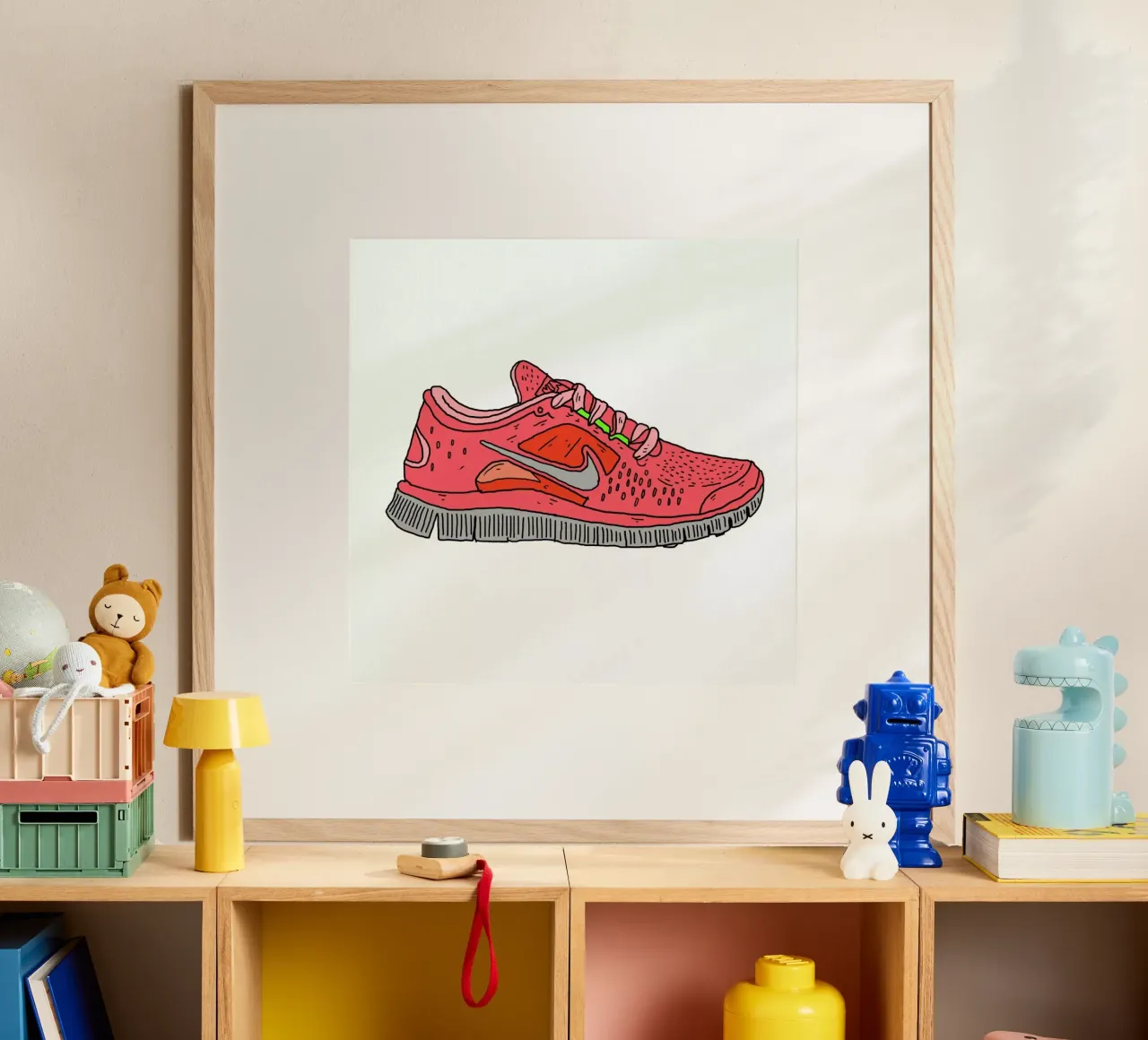 Freerun poster con telaio in alluminio da Nick Cocozza