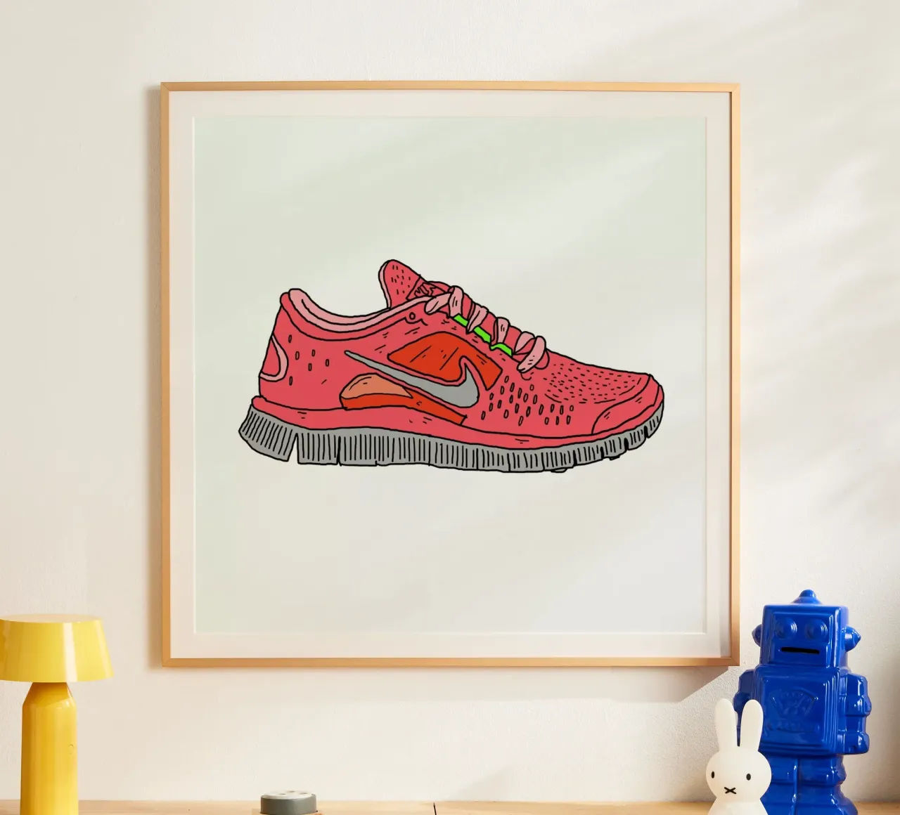 Freerun poster con telaio in alluminio da Nick Cocozza