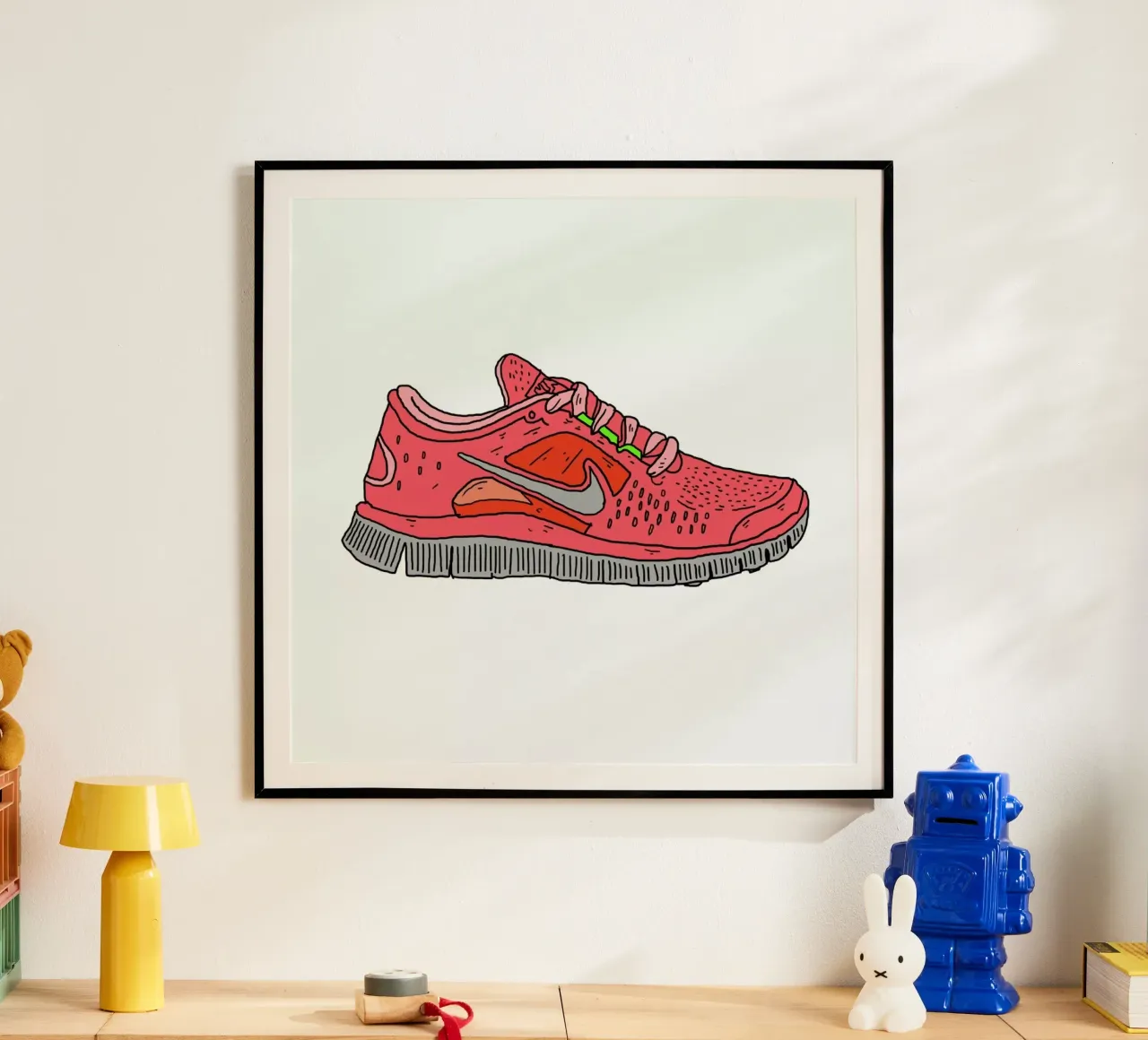 Freerun poster con telaio in alluminio da Nick Cocozza