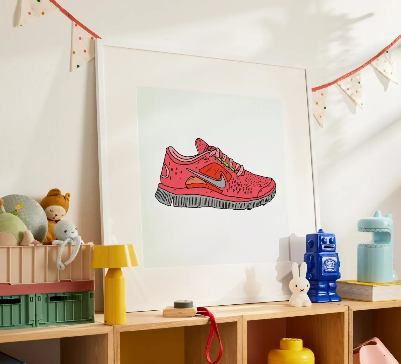 Freerun poster con telaio in alluminio da Nick Cocozza