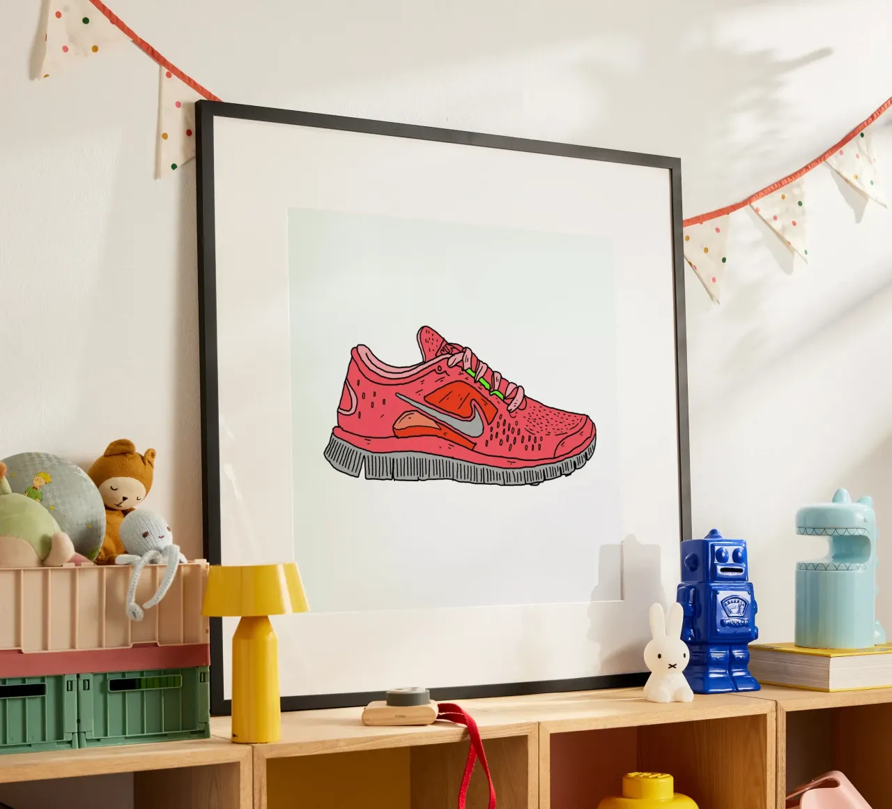 Freerun poster con telaio in alluminio da Nick Cocozza