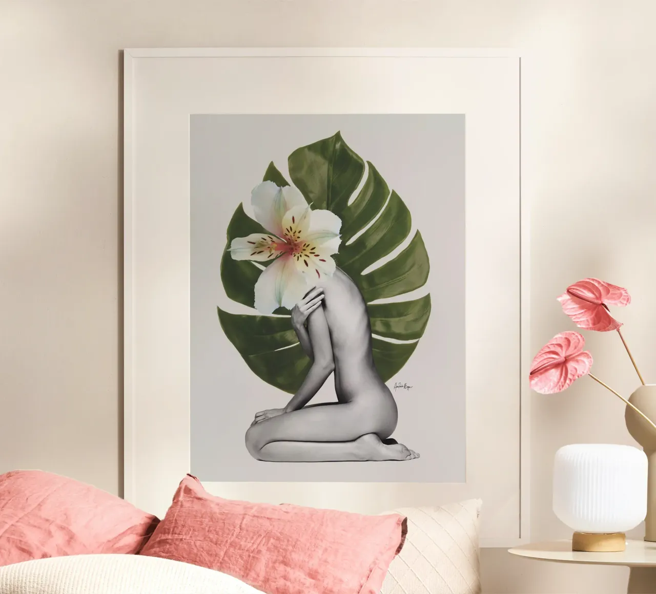 My body, my rules poster con telaio in alluminio da Ana Paula Hoppe