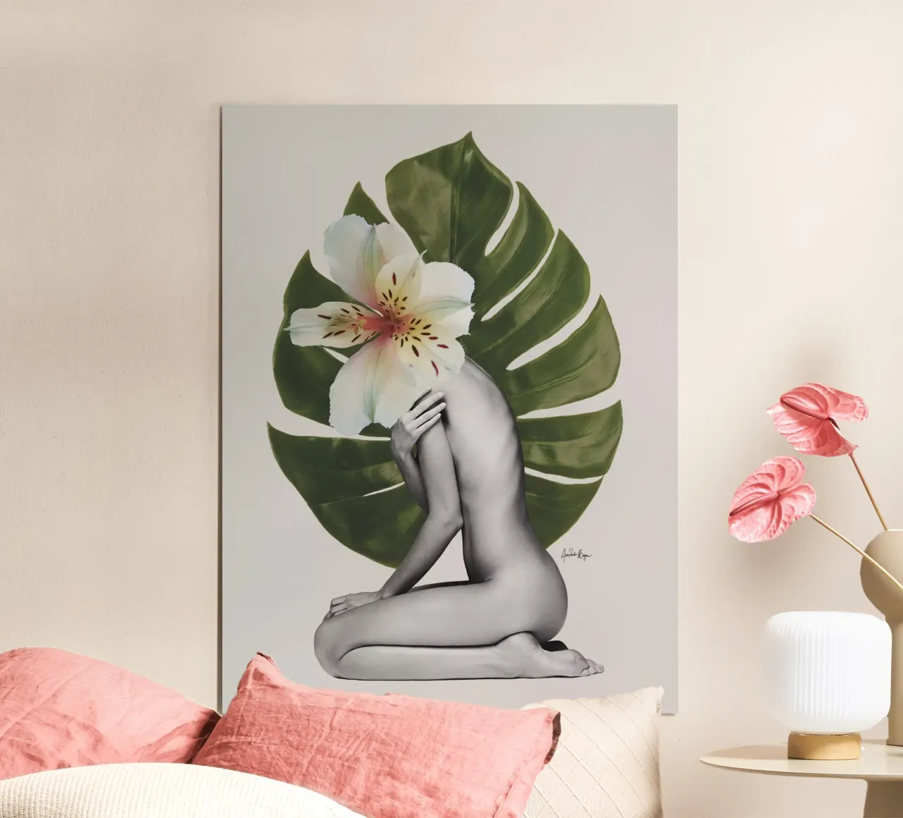 My body, my rules poster con telaio in alluminio da Ana Paula Hoppe