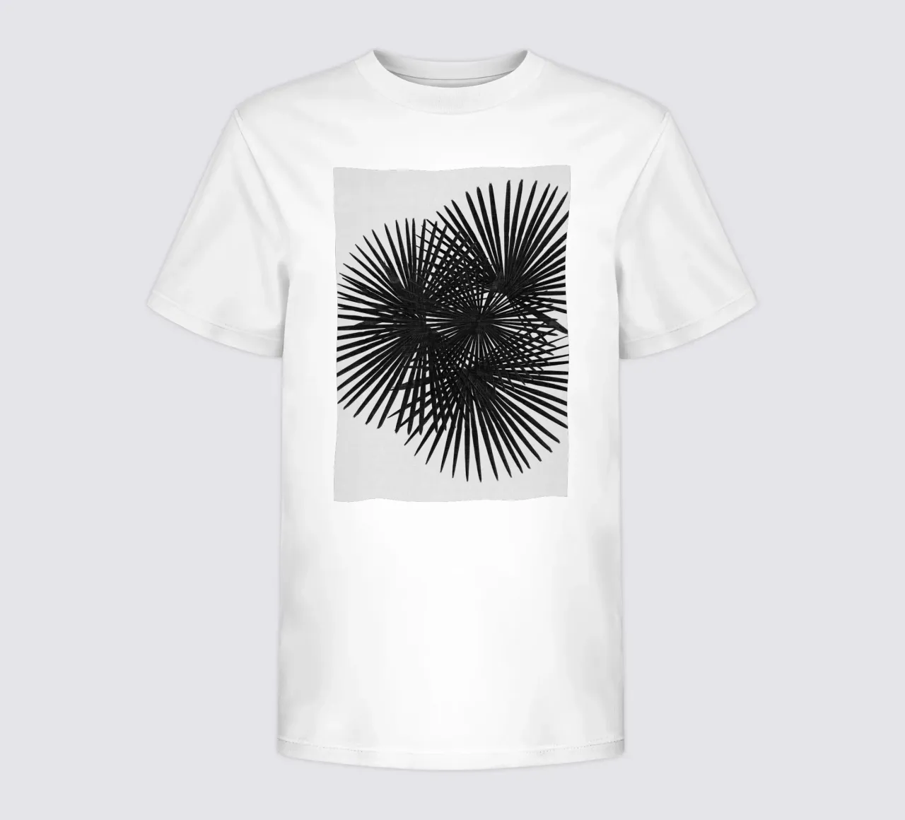 Fan Palm Black & White kids t-shirt by Orara Studio