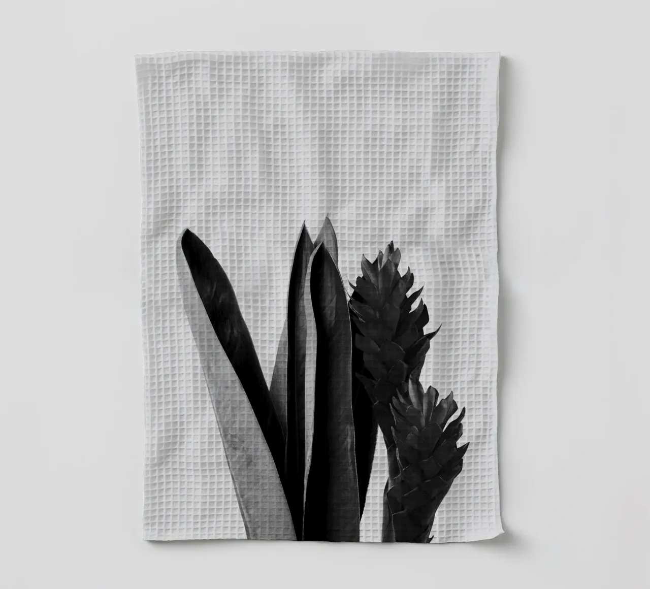 Fiore in bianco e nero canovaccio da cucina da Orara Studio