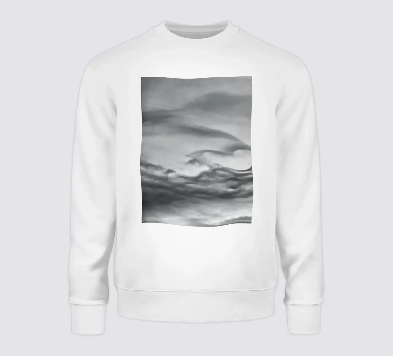 Cloud pattern sweatshirt by Fjöllart
